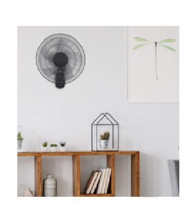 Ανεμιστήρας Επίτοιχος Φ45 50W με διάφανα πτερύγια - Μαυρος