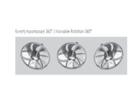 Ανεμιστήρας Οροφής με Φως 15W  - Mαυρο / Dimmable
