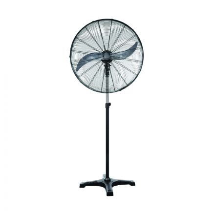 Ανεμιστήρας Βιομηχανικός Μεταλλικός Φ65 150W με Ορθοστάτη - Μαύρος Με 2 Πτερύγια