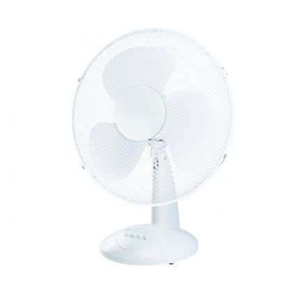 Ανεμιστήρας Στρογγυλός Επιτραπέζιος Φ40 AC 45W - Λευκός 