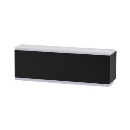 Απλίκα Τοίχου UP-DOWN Αλουμινίου LED 10W Μαύρη 