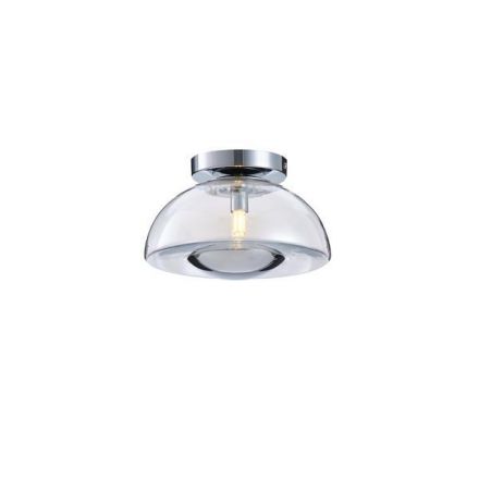 Πλαφονιέρα Γυάλινη G9 MAX 25W 230X230X150mm Ασημί Arte Illumina CLEAR