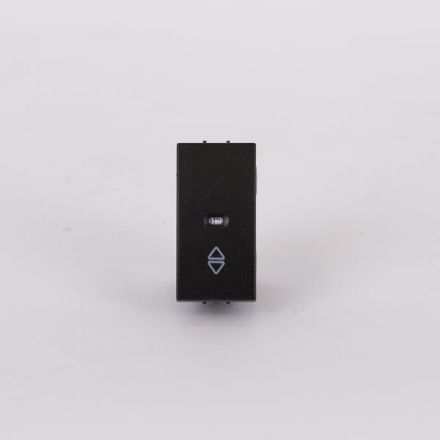Διακοπτης 1 Modules A/R Με Λυχνια Μαυρο