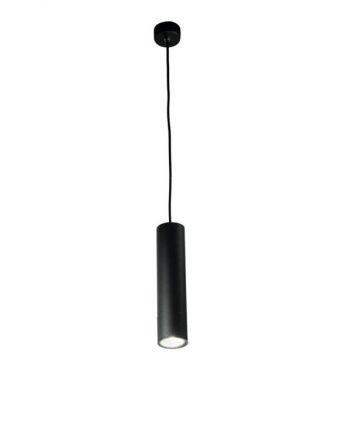 Κρεμαστό Φωτιστικό LED 1xGU10 Filo Μαύρο 25cm