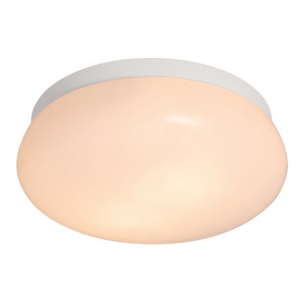 Επίτοιχο Φωτιστικό Foam Round LED 2xE27 Πλαστικό Λευκό IP44