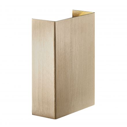 Επίτοιχο Φωτιστικό Fold 10 LED 7.5W Brass IP54