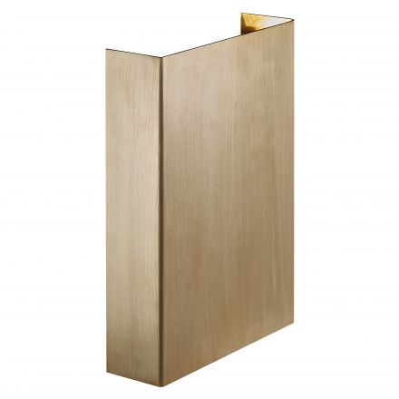 Επίτοιχο Φωτιστικό Fold 15 LED 10.4W Brass IP54