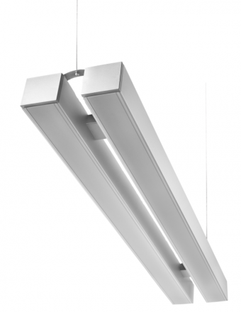 Γραμμικό Φωτιστικό LED FOS Twin 17000 Κανονική Απόδοση