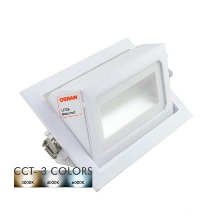 Φωτιστικό Οροφής LED Κινητό Χωνευτό Osram Chip 40W CCT