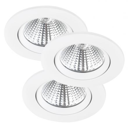 Χωνευτό Σποτ 3-Kit Fremont LED 4.5W 2700K Μέταλλο Λευκό IP23