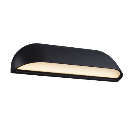 Επίτοιχο Φωτιστικό Front 26 LED 9.8W Μέταλλο Μαύρο IP44