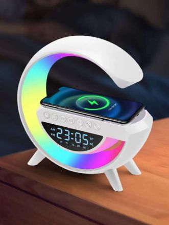 Επιτραπεζιο Επαναφορτιζομενο Rgb Φωτιστικό LED Λευκό