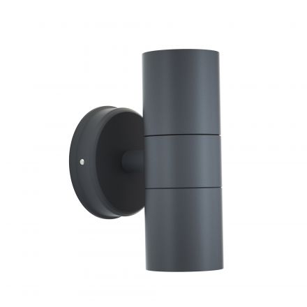 InLight Ouachita 2xGU10 Outdoor Up-Down Wall Lamp Anthracite D15.2cmx11.3cm (80200644)