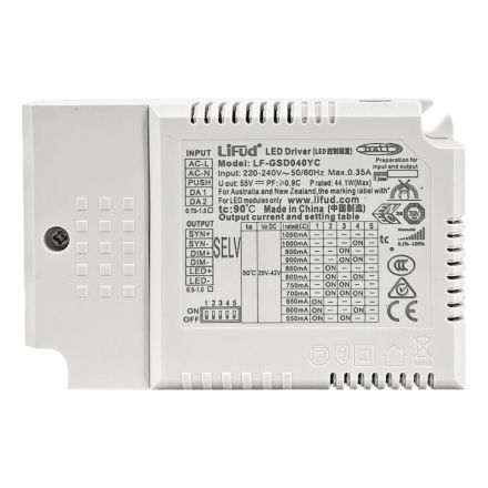 GEYER Driver DALI/0-10V/PUSH/PWM για Panel 40W Lifud