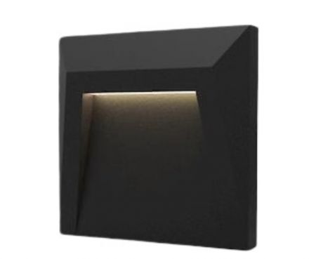 GEYER Επίτοιχη Απλίκα LED 12W IP54 125x125