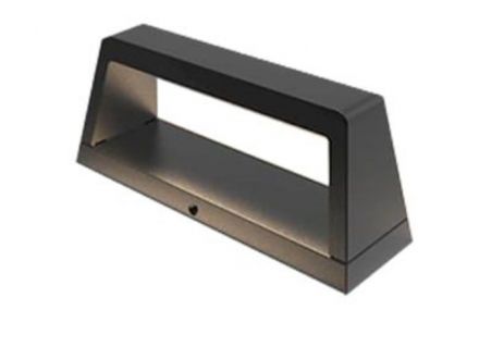 GEYER Επίτοιχη Απλίκα LED 6W IP54 Γκρι 240x80
