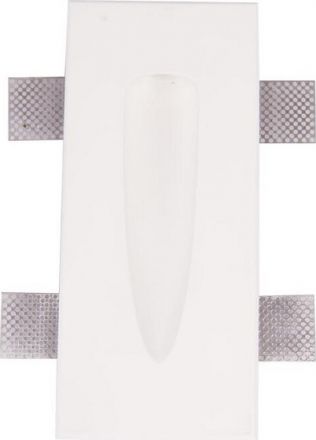 GEYER Γύψινο Δάκρυ Steplight GU10 145x320mm Λευκό