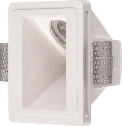 GEYER Γύψινο Steplight GU10 120x120mm Λευκό