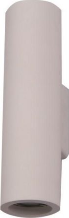 GEYER Γύψινο Στρογγυλό Σποτ Ρυθμιζόμενο 2xGU10 12x31cm Λευκό
