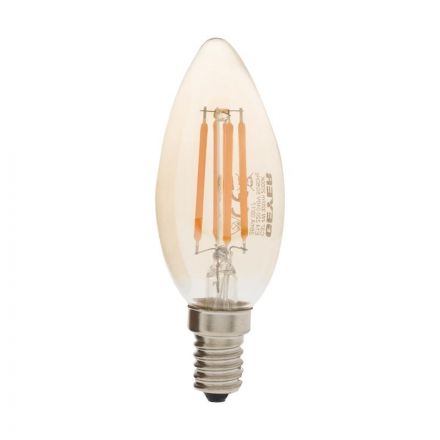  Λάμπα LED Vintage C35 4W 2000Κ 320lm