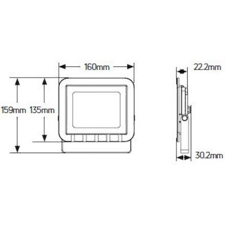 GEYER LED Προβολέας Λευκός 30W 2550lm IP65