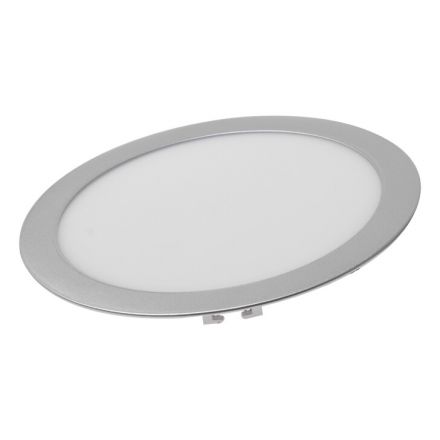 GEYER Χωνευτό Panel LED 18W 6500K 1550lm Φ200mm Γκρι