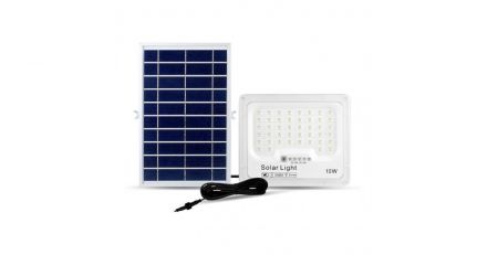 Geyer Στεγανός Ηλιακός Προβολέας LED 10W 6500K με Τηλεχειριστήριο IP65