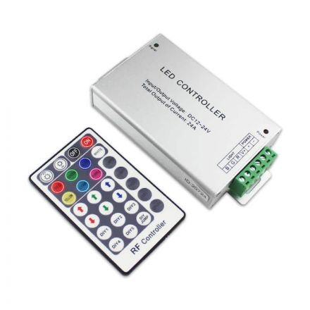 GEYER Wireless Aluminium Shell 28-key RGB Controller 12V-144W-24V-288W