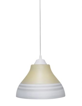 Heronia Lighting Κρεμαστό Φωτιστικό Gl-1040/25 1L Somon-Λευκο Φ25 Γυαλινο