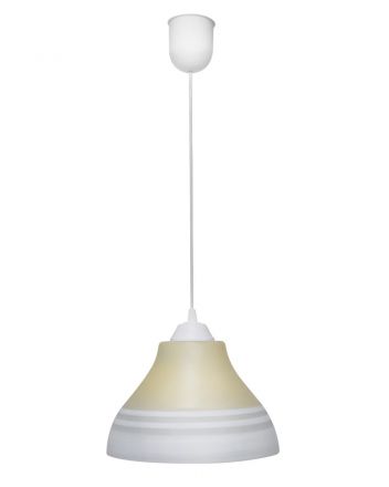 Heronia Lighting Κρεμαστό Φωτιστικό Gl-1040/25 1L Somon-Λευκο Φ25 Γυαλινο