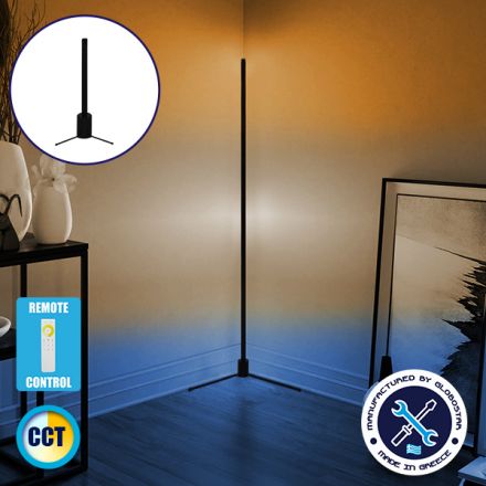 ALIEN Minimal Επιτραπέζιο Φωτιστικό 50cm LED 8W - Ασύρματο Χειριστήριο Αφής 2.4G RF & Dimmer - 3CCT - Μαύρο