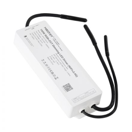 WP5-P150V24 Mi-BOXER DC Smart Wifi & RF 2.4Ghz & Push Dimming Power Supply Τροφοδοτικό SELV & Controller / Dimmer All in One 5 Καναλιών AC100-240V σε DC 24V 5 x 1.25A 30W - Max 6.25A 150W - IP67 - RGBW+WW