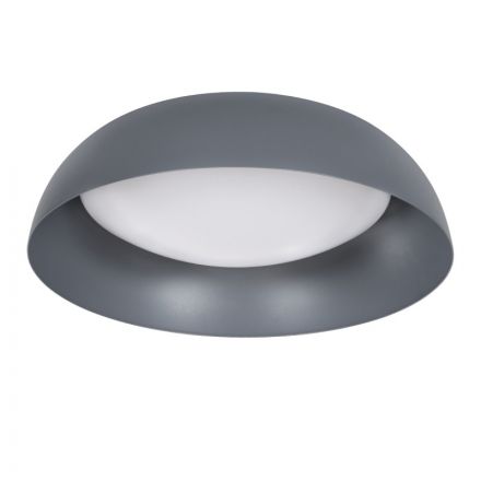 ANATOLIA 61262 Πλαφονιέρα Οροφής LED CCT 60W 6900lm 120° Dimmable Φ43cm Γκρι Ανθρακί