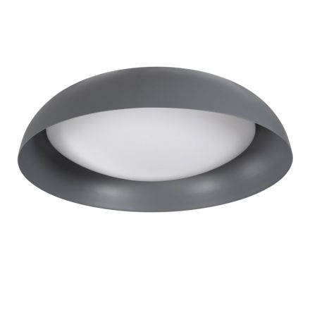 ANATOLIA 61265 Πλαφονιέρα Οροφής LED CCT 75W 8625lm 120° Dimmable Φ60cm Γκρι Ανθρακί