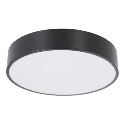 BURTON Πλαφονιέρα Οροφής LED 67W 7370lm 3CCT 120° Dimmable Φ40cm - Μαύρο