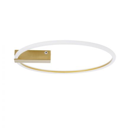 CINDERELLA Φωτιστικό Οροφής Φ50cm LED 30W 3360lm 3CCT - Dimmable - Χρυσό Βούρτσας