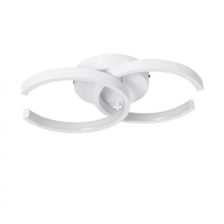EVA 61068 Φωτιστικό Οροφής Design LED CCT 16W 1920lm 300° On/Off Μ33 x Π21 x Υ7cm Λευκό