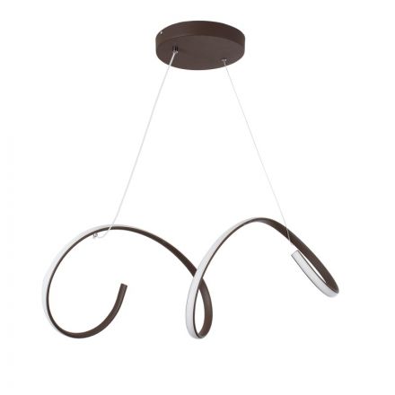 SPIRALE 61287 Κρεμαστό Φωτιστικό Design LED 75W 3CCT - Καφέ