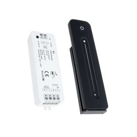 73119 V1+R11 SKYDANCE ΣΕΤ Dimmer & Ασύρματο Χειριστήριο Αφής 1 Group RF 2.4Ghz 8A Max DC 5-36V (288W) - DC 3V IP20 - 5 Χρόνια Εγγύηση