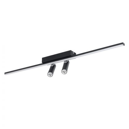 BARETTI 61226 Φωτιστικό Οροφής Linear Design LED CCT με Κινούμενα Σποτ LED Downlight 24W 2688lm