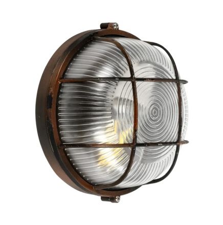 BOATLIGHT 61623 Vintage Φωτιστικό Καραβοχελώνα Τοίχου & Οροφής 1xE27 Χάλκινο Παλαιωμένο Εφέ Σκουριάς Ματ