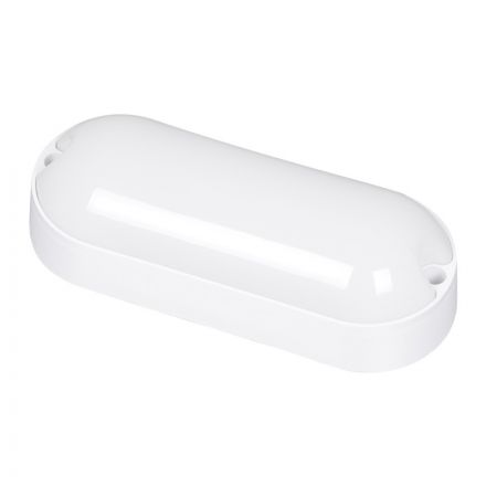 Φωτιστικό Καραβοχελώνα Τοίχου Απλίκα LED 11W 960lm 180° Αδιάβροχο IP65 6000K Lumileds SMD Chip Λευκό Γαλακτερό HOMIE 61000