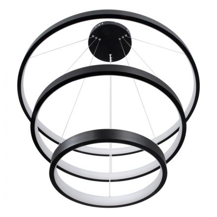 NEMESIS TRIO 61170 Κρεμαστό Φωτιστικό Δαχτυλίδι-Κύκλος LED CCT 120W 12000lm MAYΡO