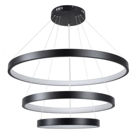 NEMESIS TRIO 61170 Κρεμαστό Φωτιστικό Δαχτυλίδι-Κύκλος LED CCT 120W 12000lm MAYΡO