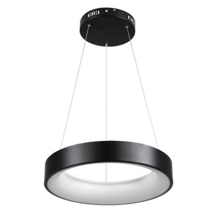 SALEM Κρεμαστό Φωτιστικό Δαχτυλίδι-Κύκλος LED 75W 3CCT 7500lm - Μαύρο