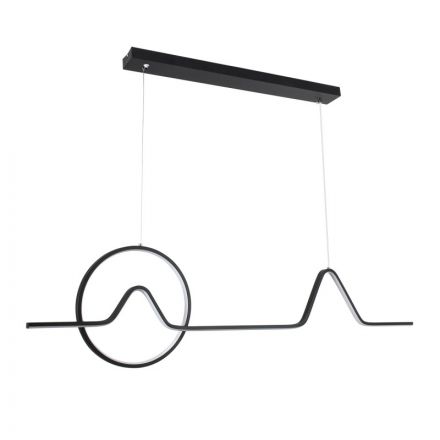 WINDY 61292 Κρεμαστό Φωτιστικό Οροφής Design LED CCT 67W Μαύρο