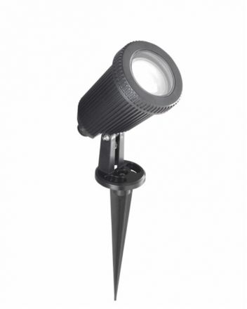 Μπηχτό Σποτ Κήπου LED GU10 Goa Μαύρο IP65