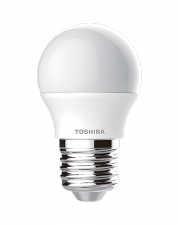 Toshiba Λάμπες LED E27 G45 4.7W 3 Pack