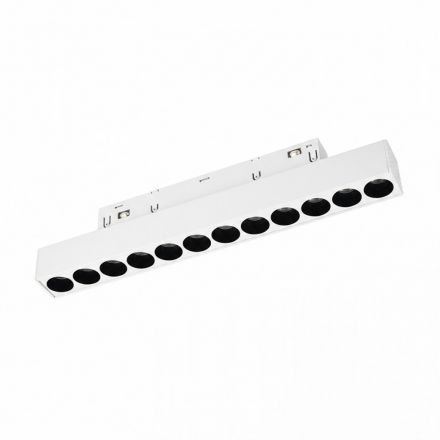 Γραμμικό Φωτιστικό Μαγνητικής Ράγας LED 12W 4000K 22cm Λευκό