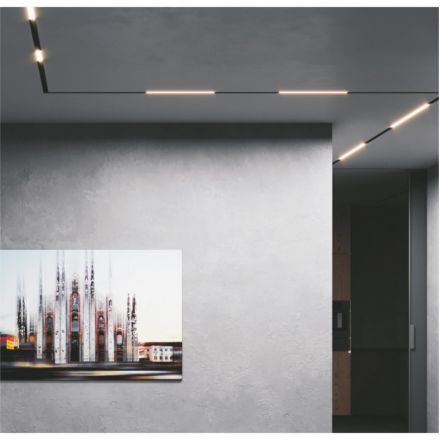 Γραμμικό Φωτιστικό Μαγνητικής Ράγας LED 40W 4000K 120cm Μαύρο